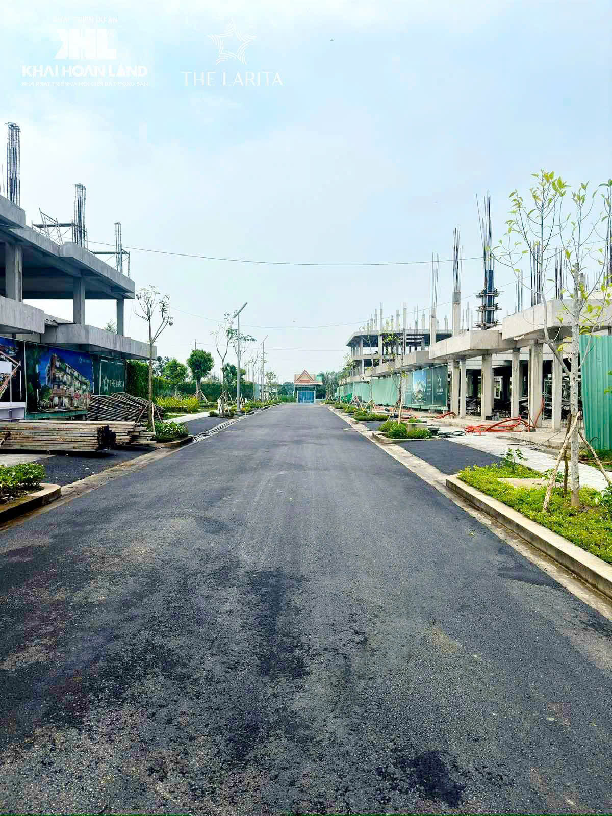 Thi công hoàn thiện đường N1 ( Lộc Vừng )
