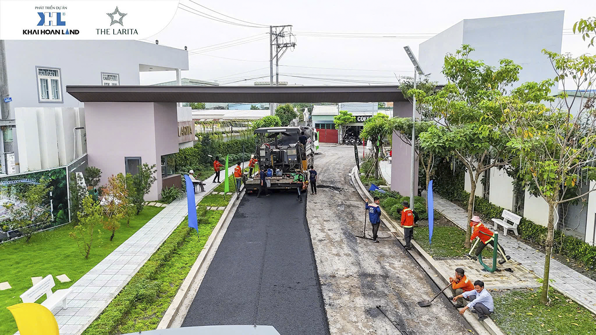 Tiến độ thi công The Larita Long An tháng 12/2024