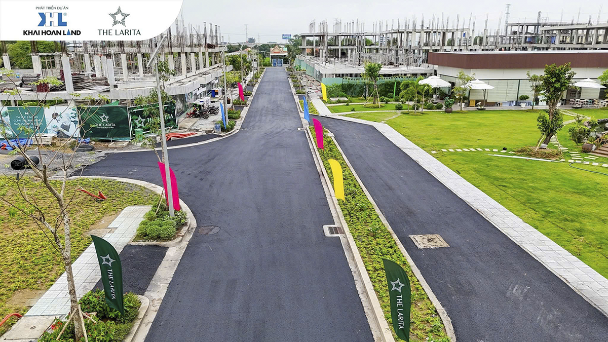 Tiến độ thi công The Larita Long An tháng 12/2024