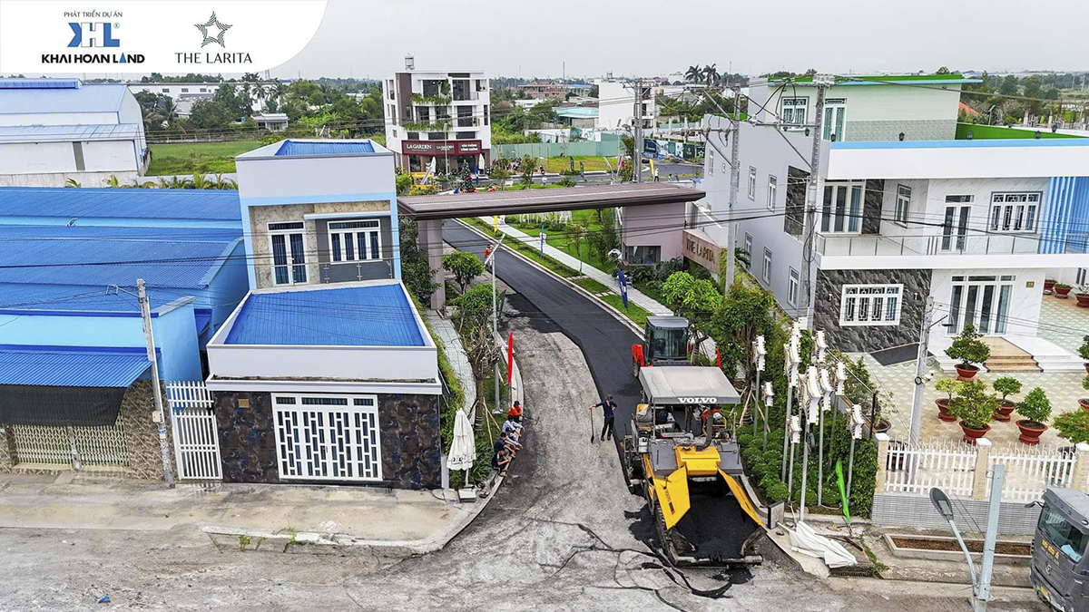Tiến độ thi công The Larita Long An tháng 12/2024