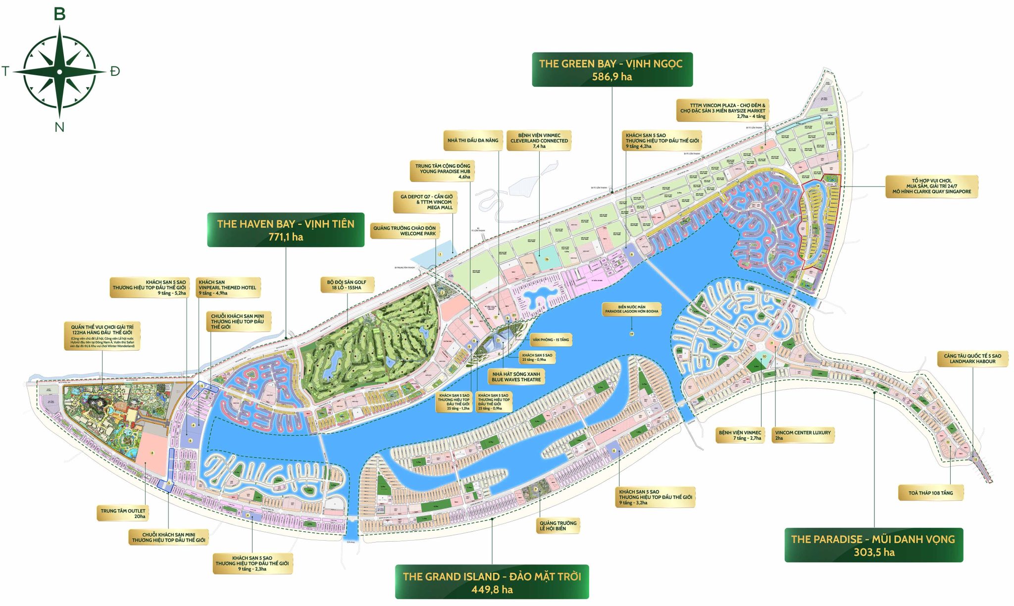 So sánh căn hộ – nhà phố – biệt thự trong Vinhomes Green Paradise TGH