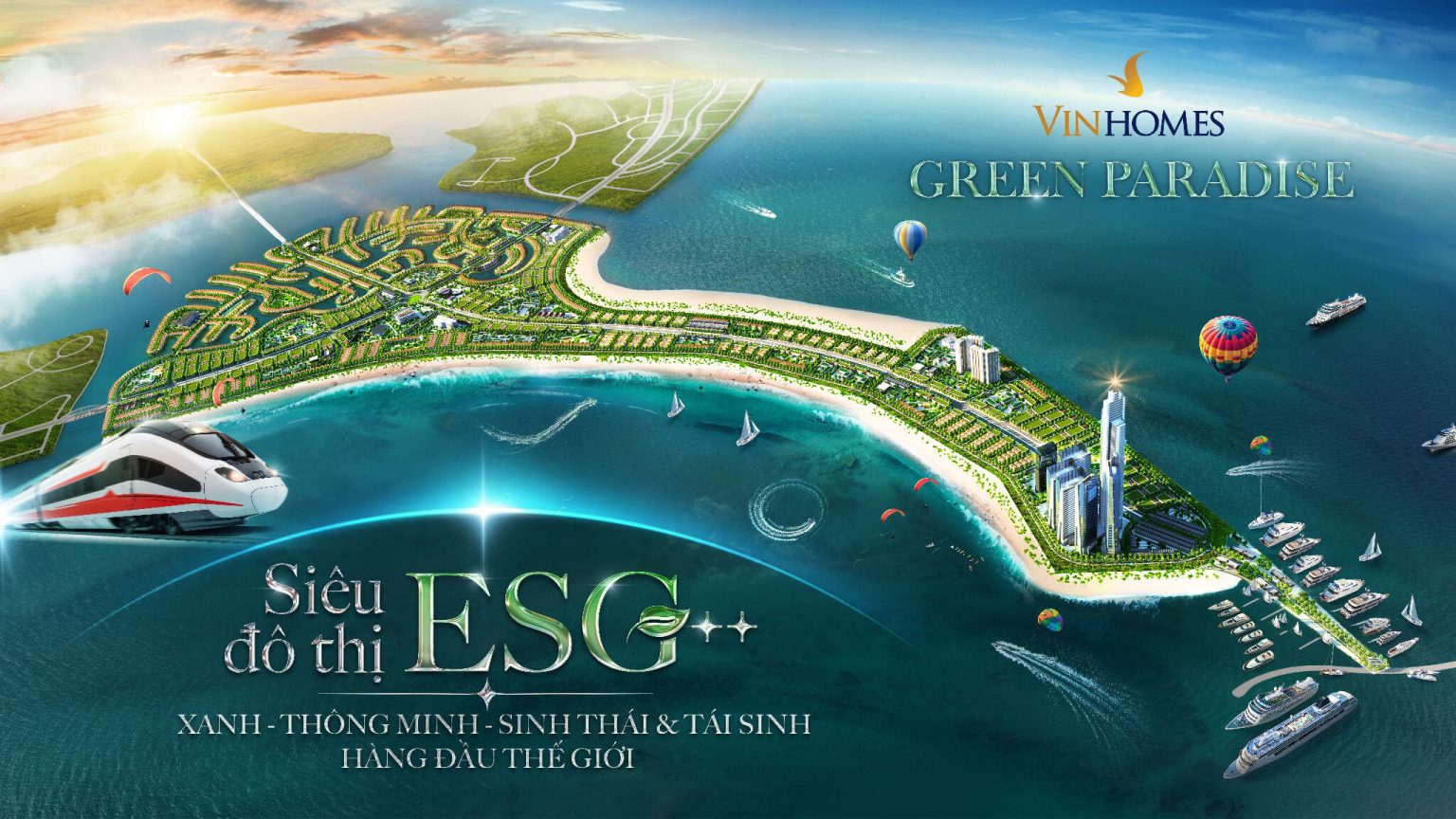 Tổng quan dự án Vinhomes Green Paradise TGH
